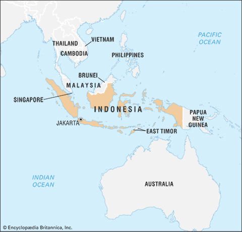 Indonesia map - The Ranger Podcast